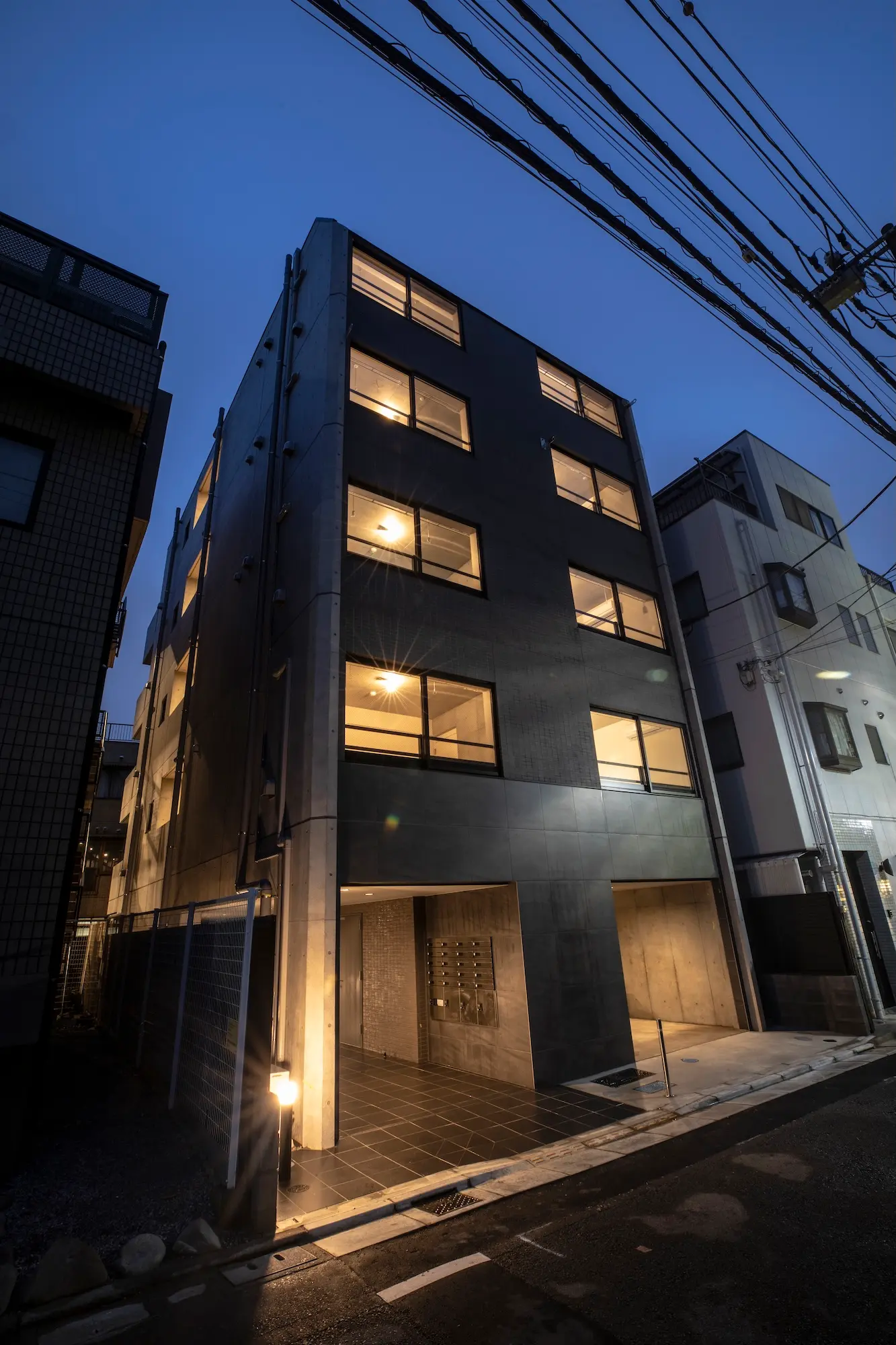 賃貸併用住宅の外観