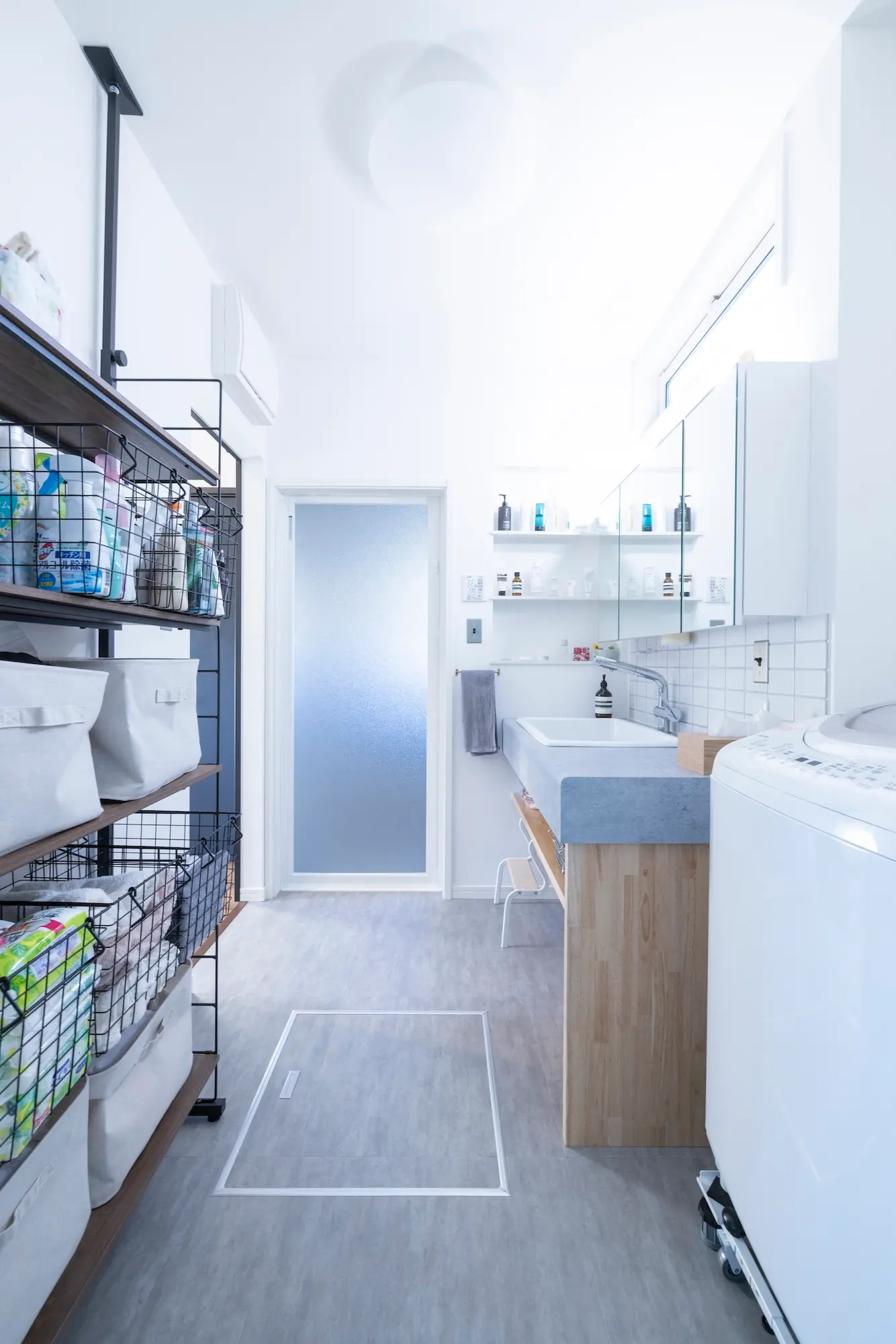 デザイナーズ注文住宅のパントリー