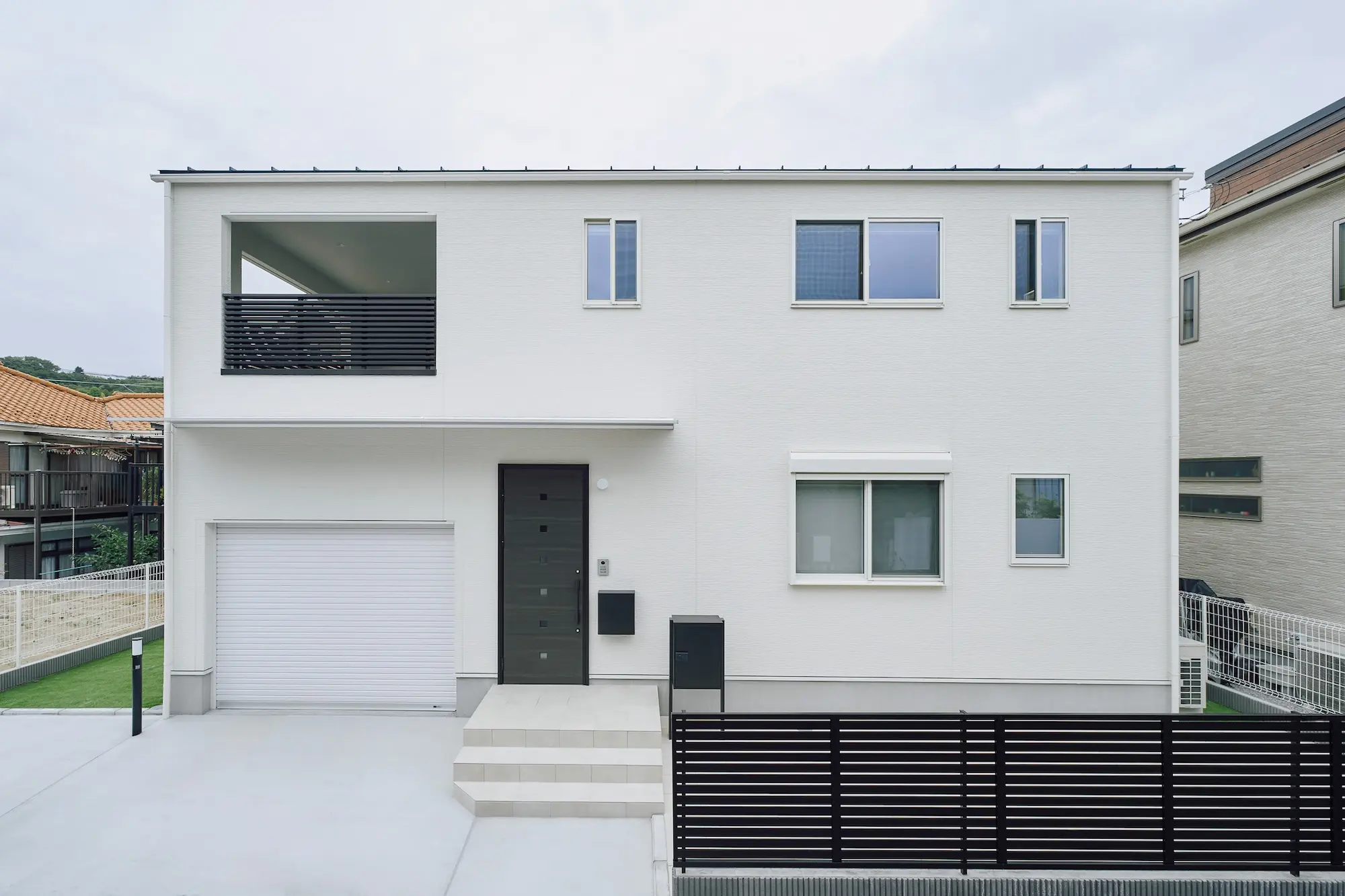 格子のある注文住宅