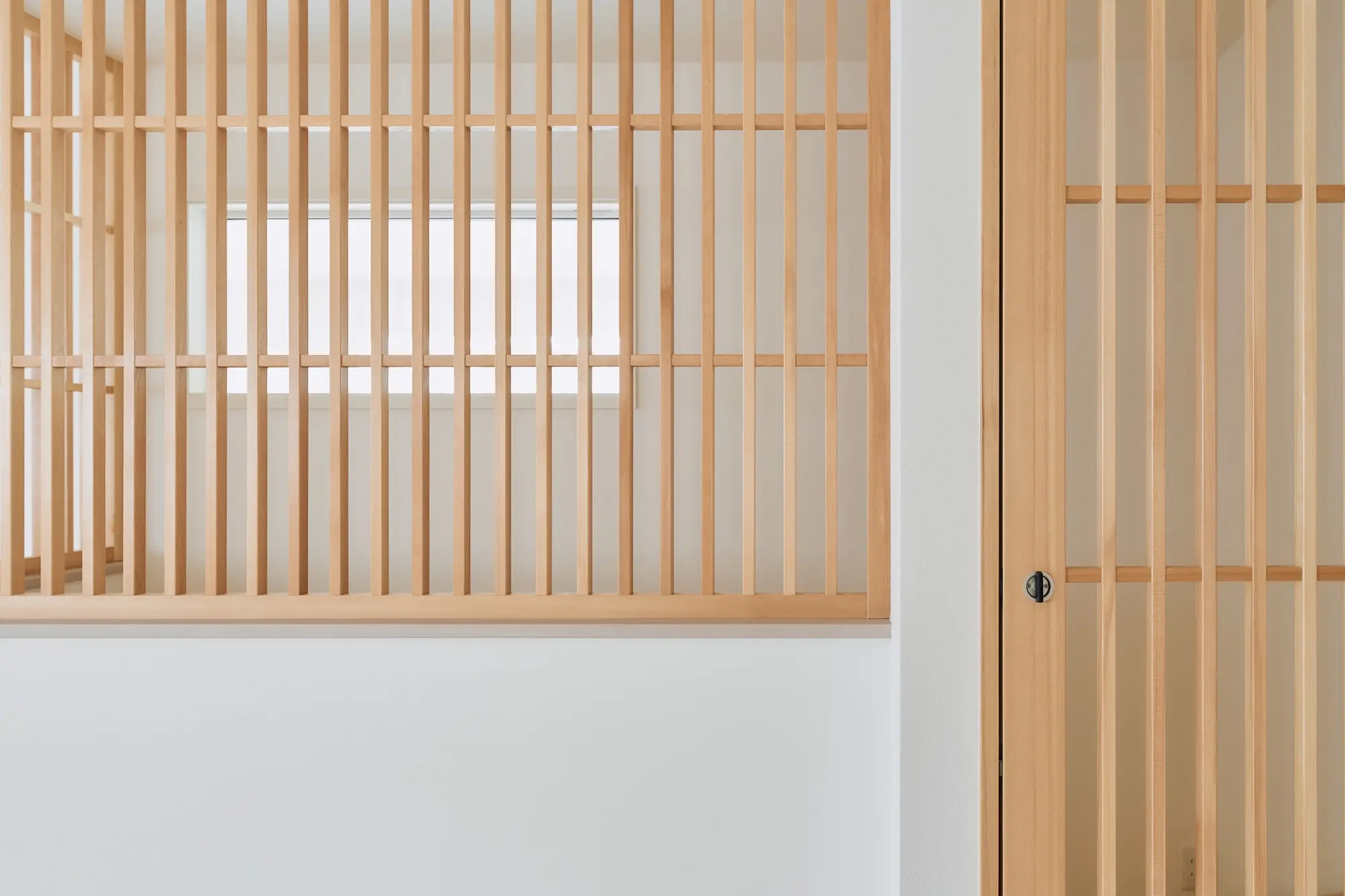 格子のある注文住宅