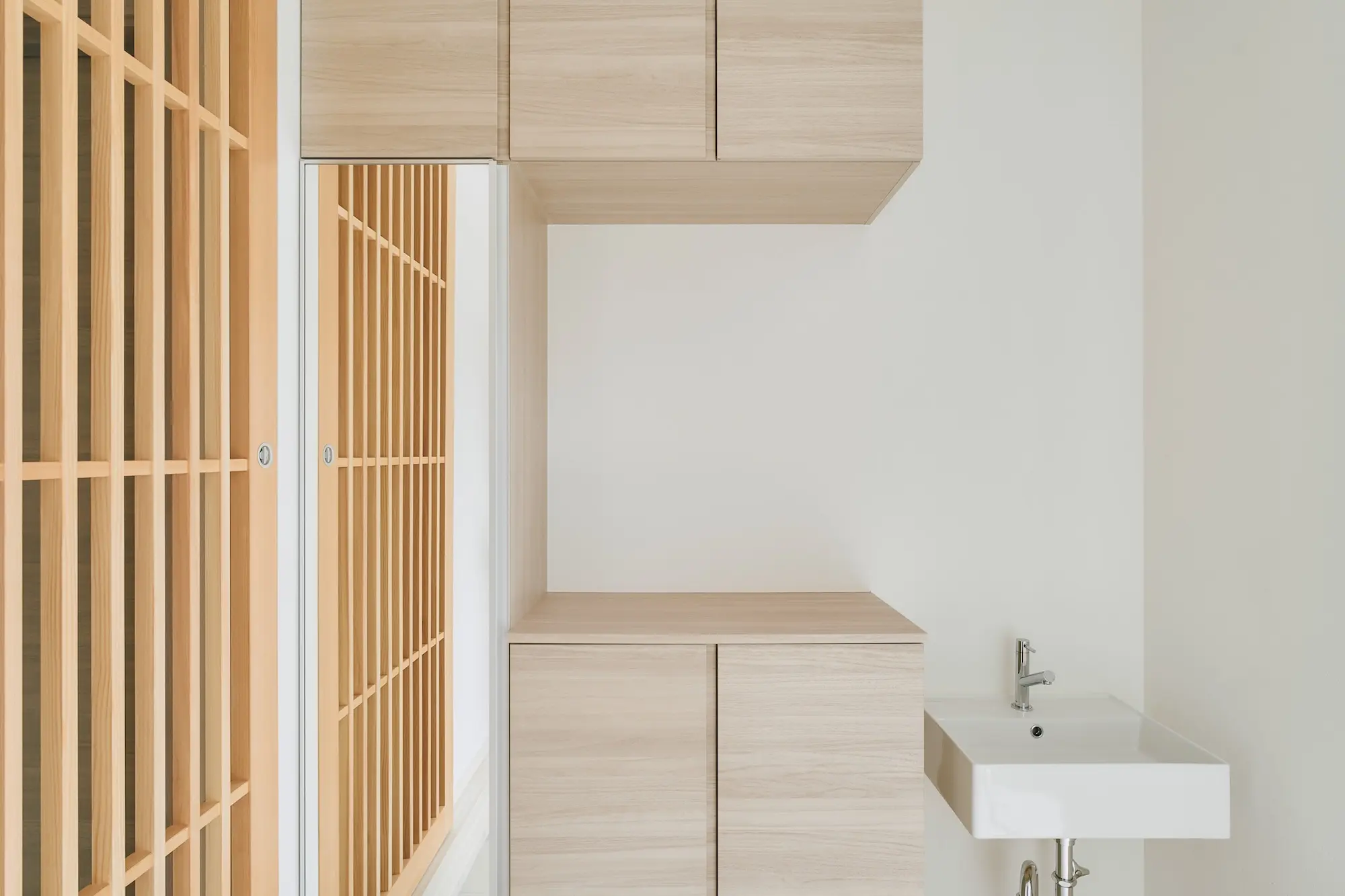 格子のある注文住宅